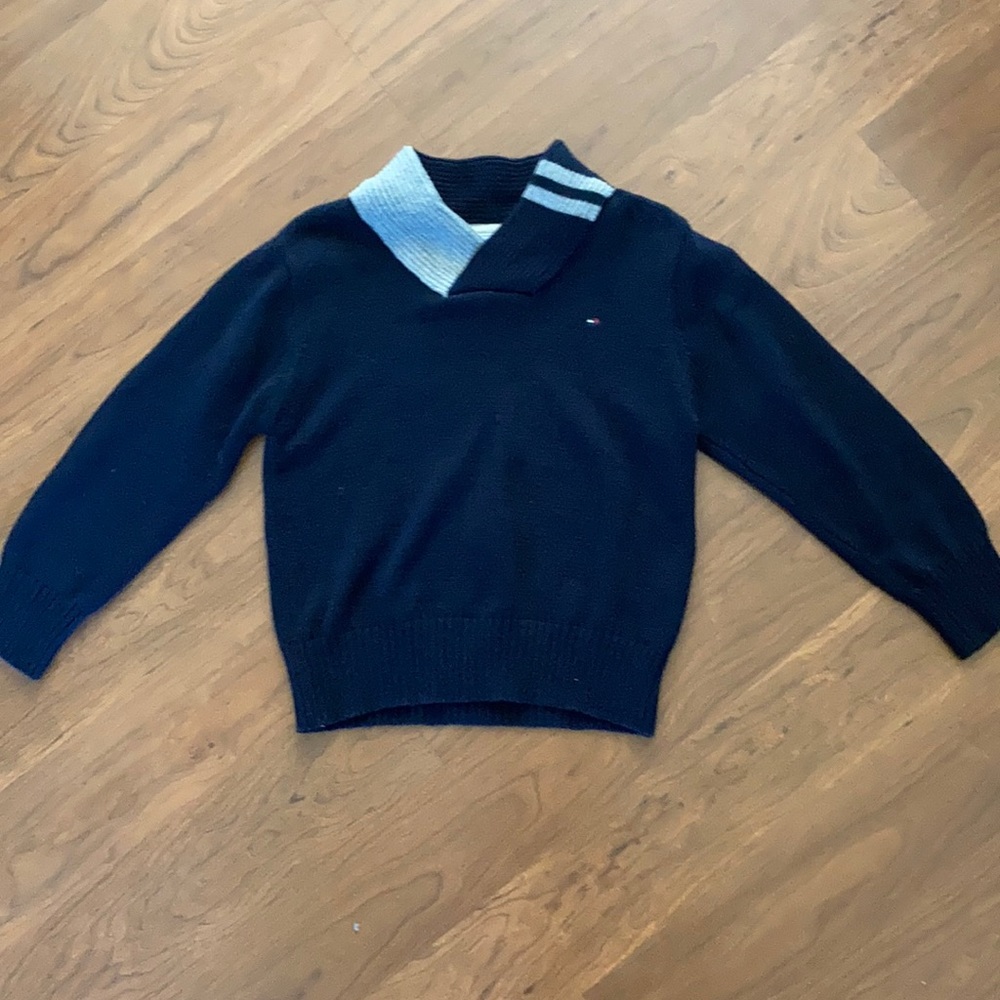 Tommy Hilfiger Navy Blue Boys Sweater
